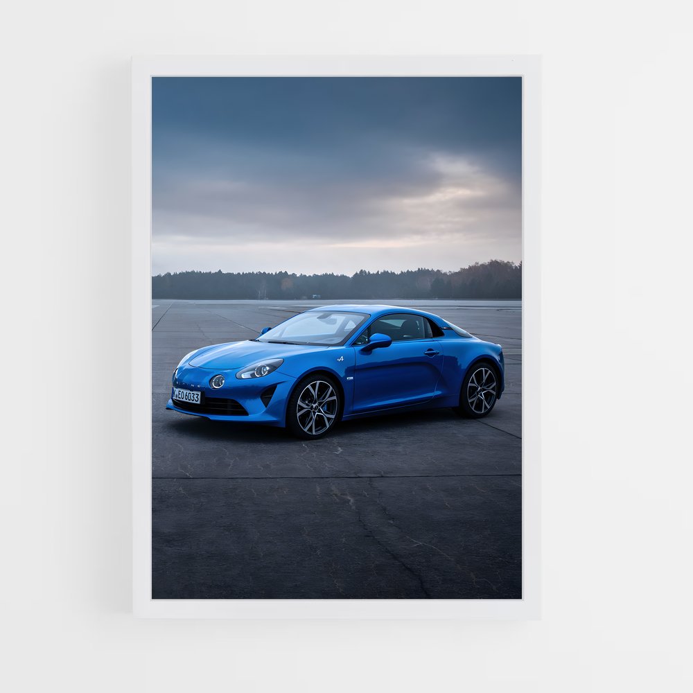 Poster Automobile Admirez – affiche Alpine (vue 3)